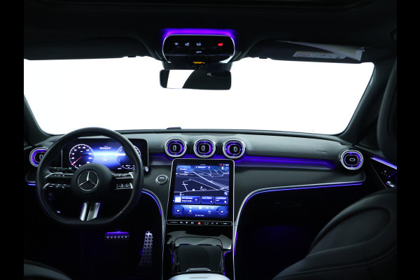 Mercedes-Benz C-Klasse Estate 300 e AMG Plug-In Hybride AMG Line | Night Pakket | Trekhaak | Panorama Schuif-Kanteldak | Memory Voorstoelen. Inclusief 24 maanden Mercedes-Benz Certified garantie voor Europa.