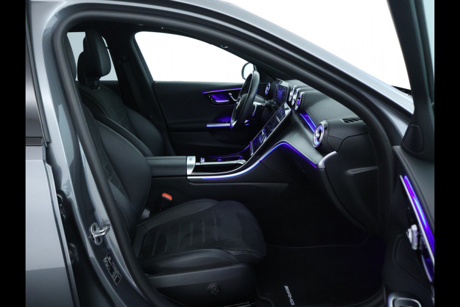 Mercedes-Benz C-Klasse Estate 300 e AMG Plug-In Hybride AMG Line | Night Pakket | Trekhaak | Panorama Schuif-Kanteldak | Memory Voorstoelen. Inclusief 24 maanden Mercedes-Benz Certified garantie voor Europa.
