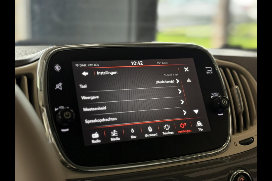 Fiat 500 0.9 TwinAir Turbo Automaat | Panoramadak, Navi, Cruise, Airco, DAB, 15'' LMV | NAP |