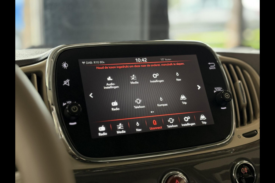 Fiat 500 0.9 TwinAir Turbo Automaat | Panoramadak, Navi, Cruise, Airco, DAB, 15'' LMV | NAP |
