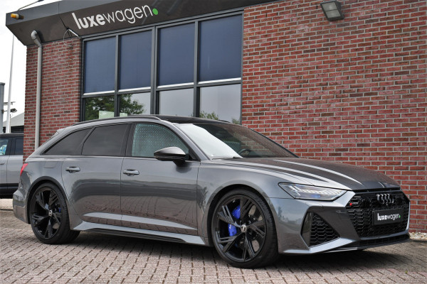 Audi RS6 Avant 4.0 TFSI quattro Dyn+ B&O-high Carbon Pano Ceramic HUD Alc-hemel Softclose Stoelvent Audi RS6 Avant 4.0 TFSI quattro Dyn+ B&O-high Carbon Pano Ceramic HUD Alc-hemel Softclose Stoelvent
