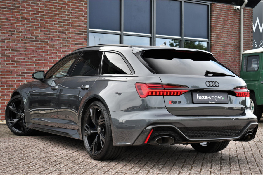 Audi RS6 Avant 4.0 TFSI quattro Dyn+ B&O-high Carbon Pano Ceramic HUD Alc-hemel Softclose Stoelvent Audi RS6 Avant 4.0 TFSI quattro Dyn+ B&O-high Carbon Pano Ceramic HUD Alc-hemel Softclose Stoelvent