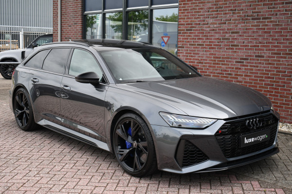Audi RS6 Avant 4.0 TFSI quattro Dyn+ B&O-high Carbon Pano Ceramic HUD Alc-hemel Softclose Stoelvent Audi RS6 Avant 4.0 TFSI quattro Dyn+ B&O-high Carbon Pano Ceramic HUD Alc-hemel Softclose Stoelvent