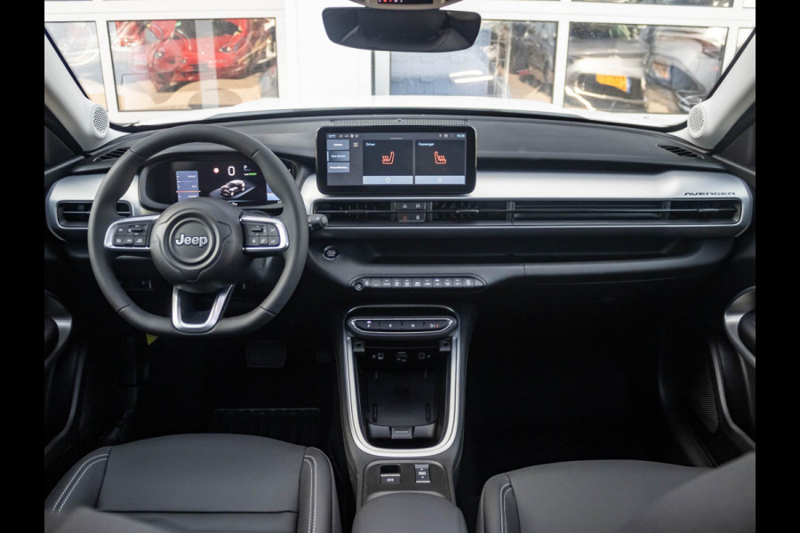 Jeep Avenger Summit 54 kWh | Uit voorraad leverbaar | 17%  Bijtelling | Schuif/Kanteldak | Leder&Winter Pack | Warmtepomp | Info&Convenience Pack | Full Operational Lease € 599,-
