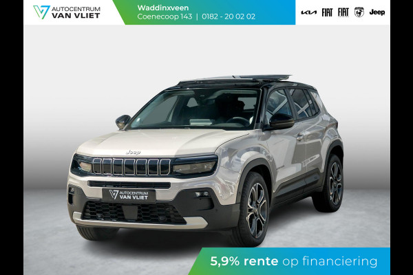 Jeep Avenger Summit 54 kWh | Uit voorraad leverbaar | 17%  Bijtelling | Schuif/Kanteldak | Winter Pack | Warmtepomp | Info&Convenience Pack | Full Operational Lease € 599,-