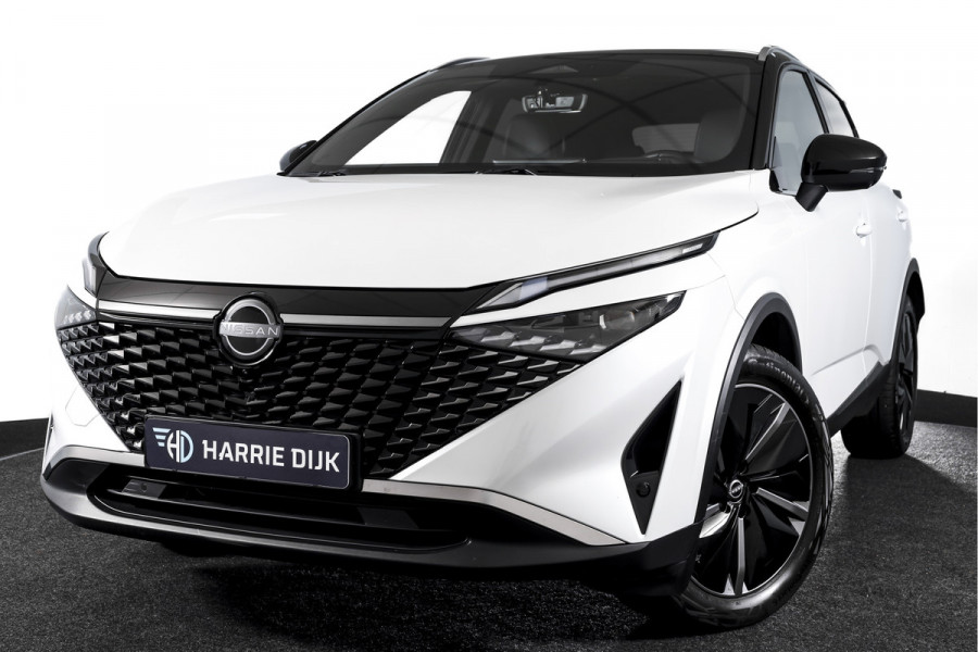 Nissan QASHQAI 1.3 MHEV Xtronic Tekna 158 PK - Automaat | Pano | Winterpakket | Elek. Stoel | Dig. Cockpit | Adapt. Cruise | Head-Up | 360 Camera | NAV + App. Connect | ECC | DAB | Elek Klep | LM 19" | 3206