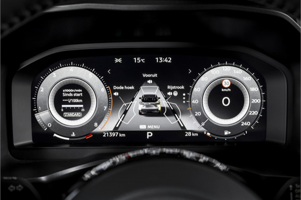 Nissan QASHQAI 1.3 MHEV Xtronic Tekna 158 PK - Automaat | Pano | Winterpakket | Elek. Stoel | Dig. Cockpit | Adapt. Cruise | Head-Up | 360 Camera | NAV + App. Connect | ECC | DAB | Elek Klep | LM 19" | 3206