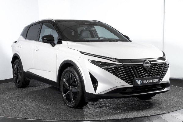 Nissan QASHQAI 1.3 MHEV Xtronic Tekna 158 PK - Automaat | Pano | Winterpakket | Elek. Stoel | Dig. Cockpit | Adapt. Cruise | Head-Up | 360 Camera | NAV + App. Connect | ECC | DAB | Elek Klep | LM 19" | 3206