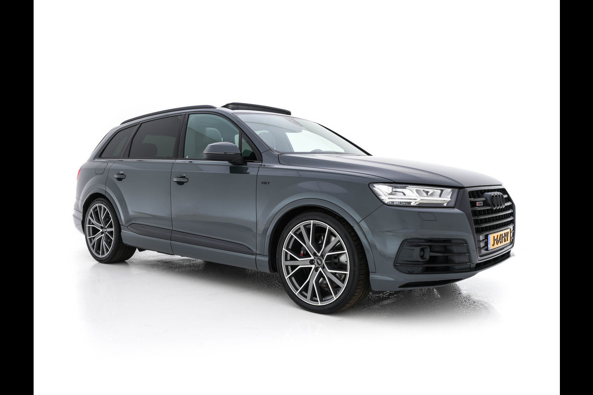 Audi SQ7 4.0 TDI Quattro Pro Line + Aut. *PANO | LUXURY-LEATHER | FULL-LED | DIGI-COCKPIT | BOSE-SOUND | KEYLESS | CAMERA | NAVI-FULLMAP | HEATED/VENTILATED-COMFORTSEATS | SHIFT-PADDLES | CARBON-INLAY | ECC | ADAPTIVE-CRUISE |