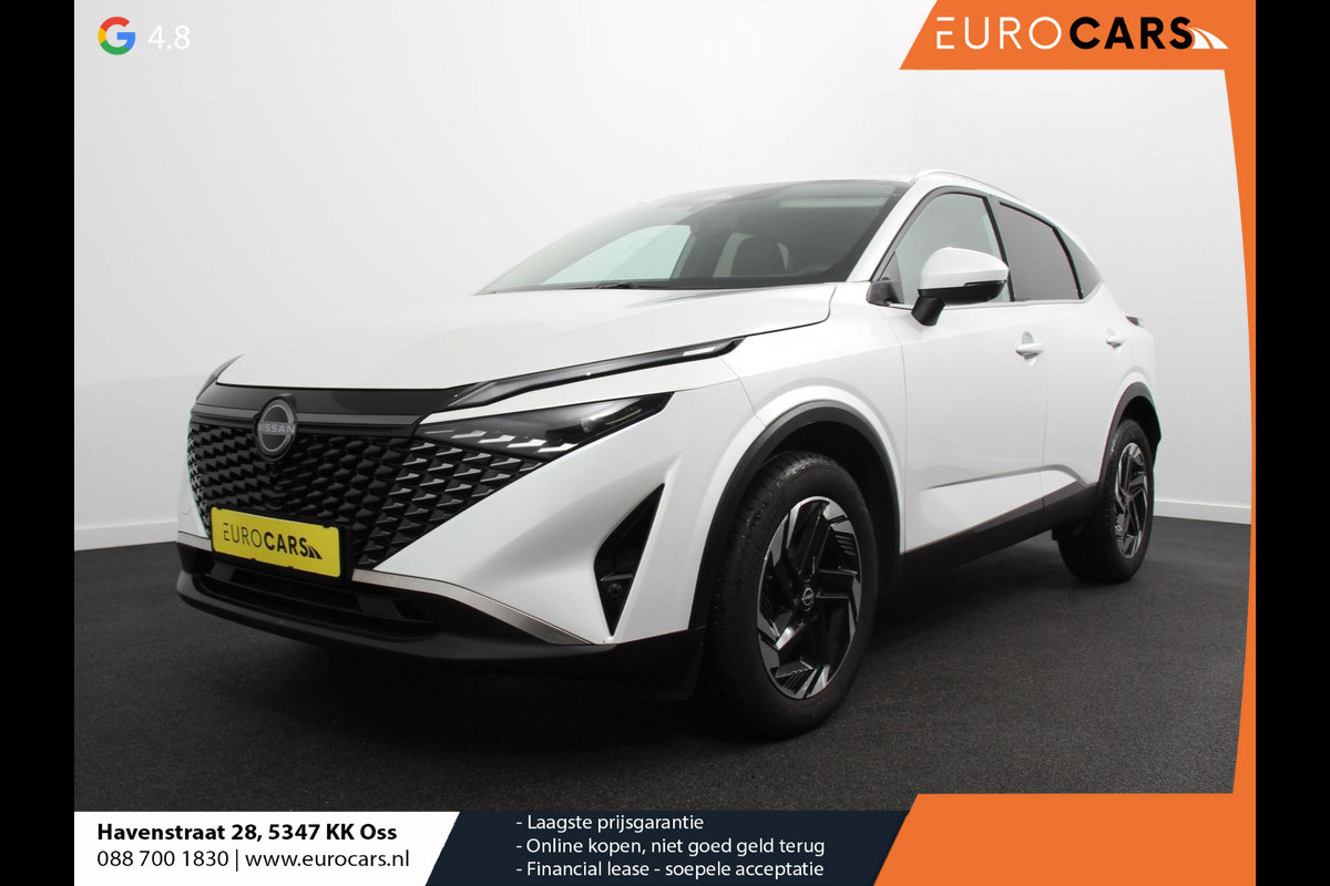 Nissan QASHQAI 1.3 MHEV Automaat N-Connecta | Navigatie | Climate Control | Sfeerverlichting | Camera 360 | Led | Dab | Verwarmde voorstoelen | Adaptive Cruise Control | Digitale Cockpit | Lichtmetalen Velgen Nissan QASHQAI 1.3 MHEV Automaat N-Connecta | Navigatie | Climate Control | Sfeerverlichting | Camera 360 | Led | Dab | Verwarmde voorstoelen | Adaptive Cruise Control | Digitale Cockpit | Lichtmetalen Velgen