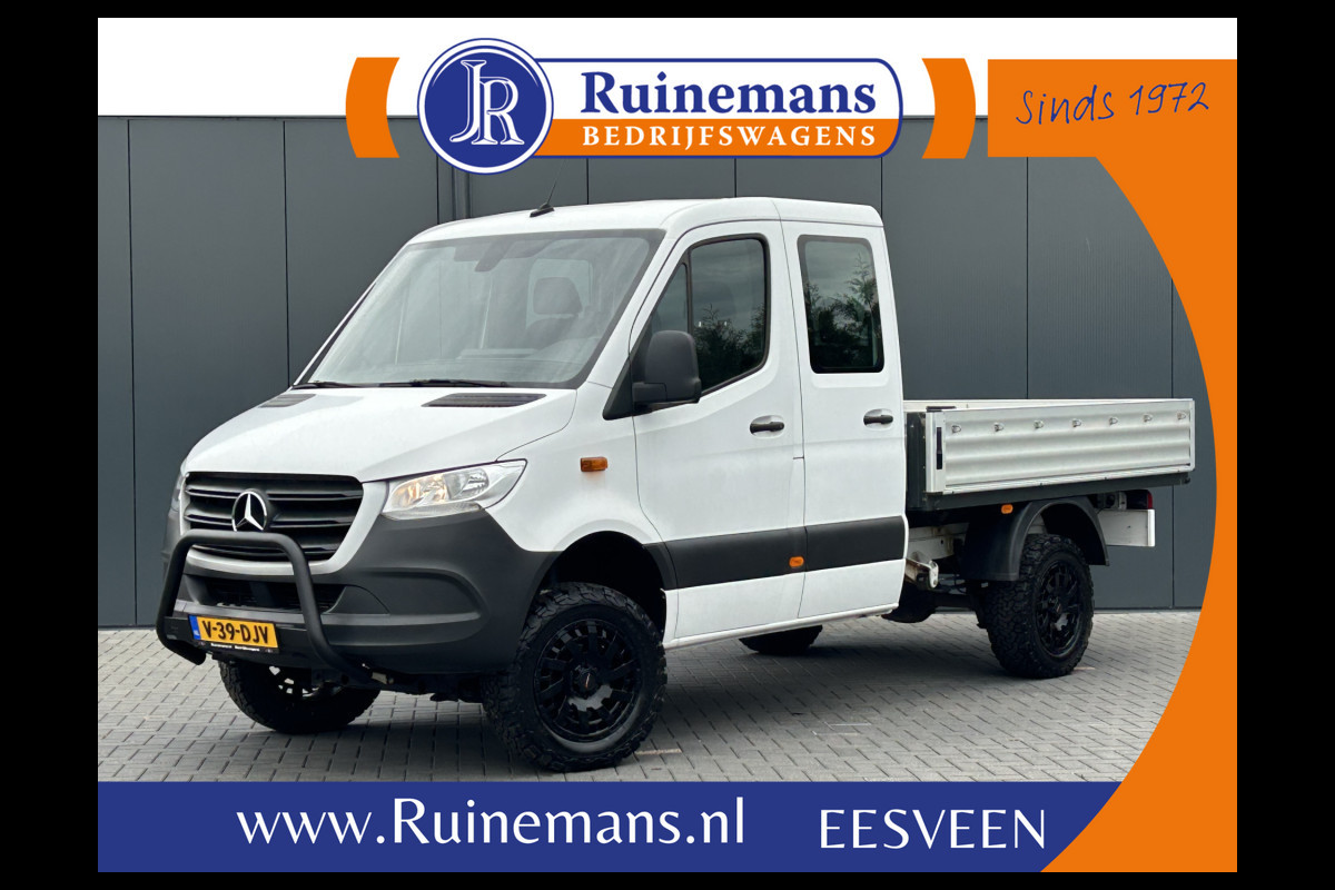 Mercedes-Benz Sprinter 314 CDI 4X4 / PICK-UP / DOKA / DUBBEL CABINE / AIRCO / CRUISE / APPLE CARPLAY / 6 PERSOONS / ZEER NETJES