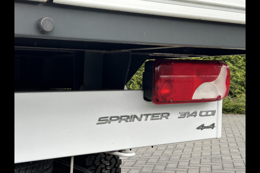 Mercedes-Benz Sprinter 314 CDI 4X4 / PICK-UP / DOKA / DUBBEL CABINE / AIRCO / CRUISE / APPLE CARPLAY / 6 PERSOONS / ZEER NETJES