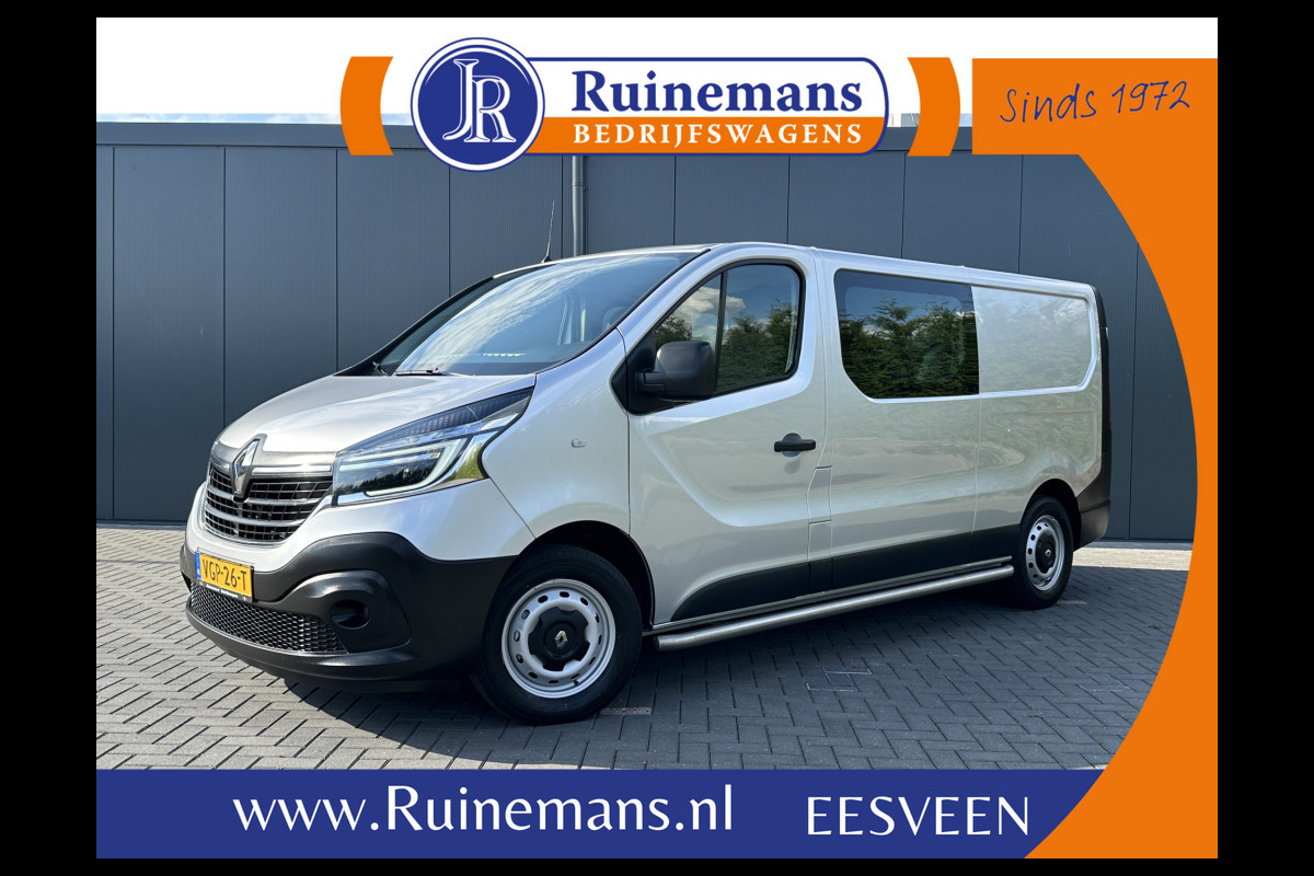 Renault Trafic 2.0 dCi 120 PK / L2H1 / DUBBEL CABINE / 1e EIG. / ZEER NETTE STAAT / AIRCO / CRUISE / NAVI / 6 PERSOONS DUBBELE CABINE