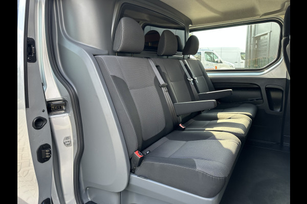 Renault Trafic 2.0 dCi 120 PK / L2H1 / DUBBEL CABINE / 1e EIG. / ZEER NETTE STAAT / AIRCO / CRUISE / NAVI / 6 PERSOONS DUBBELE CABINE
