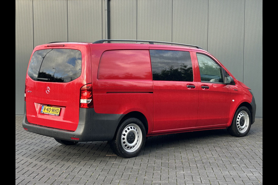 Mercedes-Benz eVito 66 kWh 116 PK BPM VRIJ / 14.706 KM !! / L2H1 / AUTOMAAT / ACHTERKLEP / AIRCO / CRUISE / NAVI / CARPLAY / STOELVERWARMING / 3-ZIT