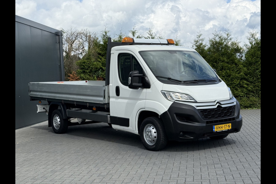 Citroën Jumper 2.2 BlueHDi 140 PK EURO 6 / L4 MAXI PICK UP / 4.20 LAADBAK / 1e EIG. / 2.5 TONS TREKHAAK / 3-ZITS