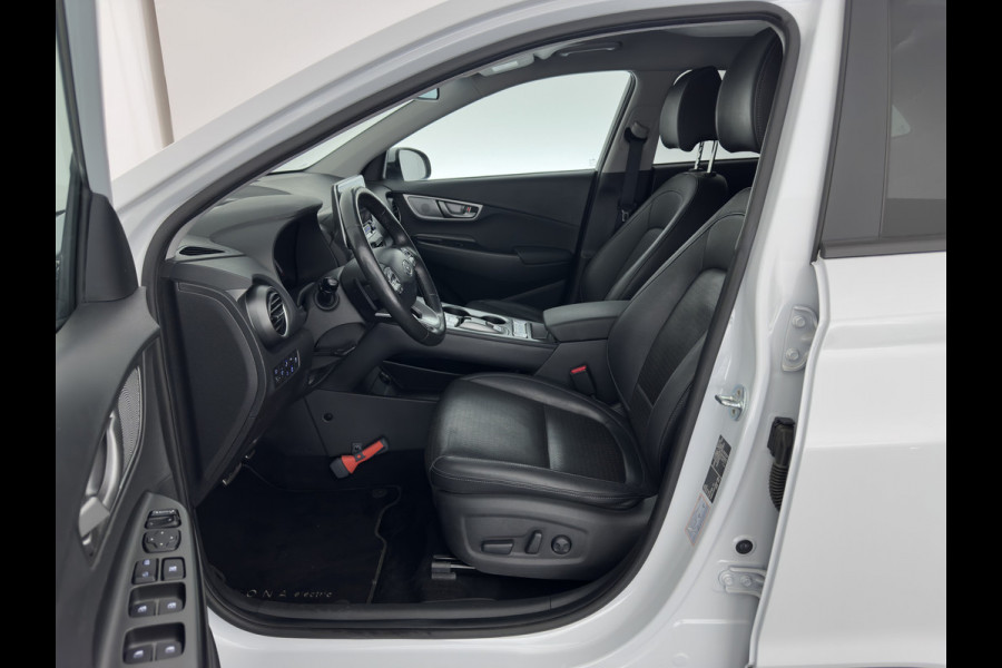 Hyundai Kona EV Premium 64 kWh {SOH-100%} [ 3-Fase ] (INCL-BTW) *LEATHER | KRELL-AUDIO | HEAD-UP | FULL-LED | NAVI-FULLMAP | DAB | ADAPT.CRUISE | KEYLESS | CAMERA | BLIND-SPOT | LANE-ASSIST | DIGI-COCKPIT | COMFORT-SEATS | 17''ALU*