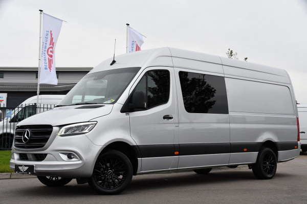 Mercedes-Benz Sprinter 319 V6 3.0 CDI L3H2 DC PB Edition Full options, Adaptieve Cruise, 360 Camera, 10,5'' Mbux, LED, Automaat, BPM Vrij!