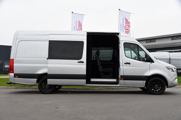 Mercedes-Benz Sprinter 319 V6 3.0 CDI L3H2 DC PB Edition Full options, Adaptieve Cruise, 360 Camera, 10,5'' Mbux, LED, Automaat, BPM Vrij!
