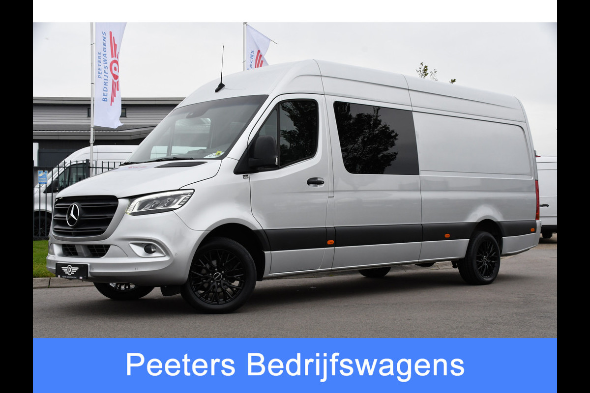Mercedes-Benz Sprinter 319 V6 3.0 CDI L3H2 DC PB Edition Full options, Adaptieve Cruise, 360 Camera, 10,5'' Mbux, LED, Automaat, BPM Vrij!