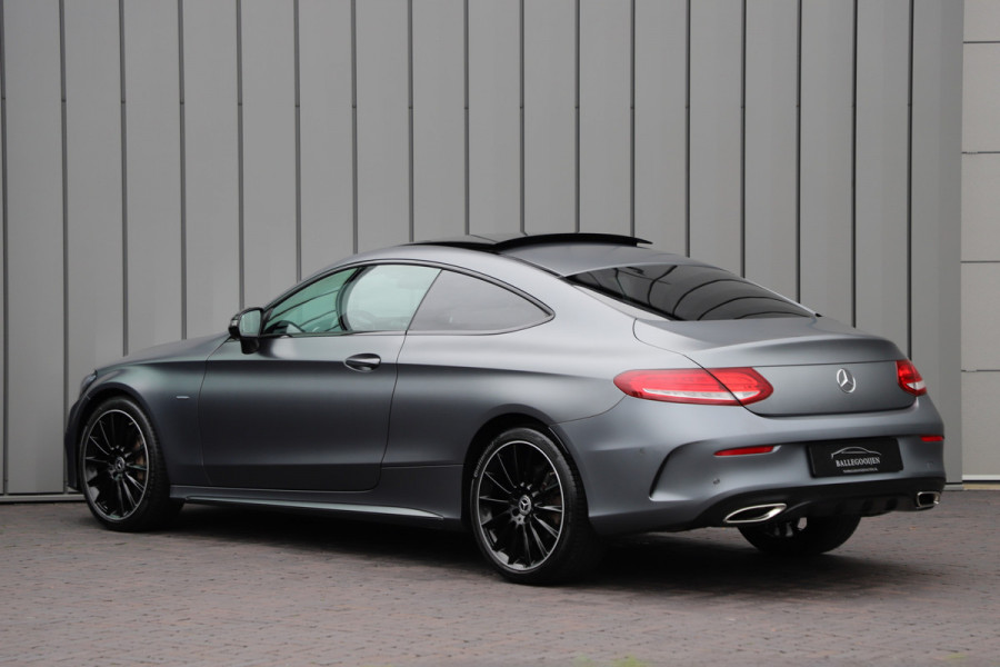 Mercedes-Benz C-Klasse Coupé 250 Night Edition Aut9 | 211PK | Pano | Memory | Burmester | Sfeerverlichting | ILS | Seleniet Magno | NL-Auto | 2018.
