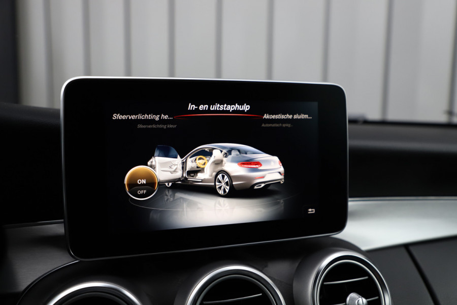 Mercedes-Benz C-Klasse Coupé 250 Night Edition Aut9 | 211PK | Pano | Memory | Burmester | Sfeerverlichting | ILS | Seleniet Magno | NL-Auto | 2018.