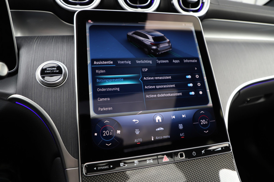 Mercedes-Benz GLC 400e AMG 4-Matic | 381PK | Pano | Sfeerverlichting | Digital-light | Memory | Distronic+ | Trekhaak | Standkachel | Stuurwielver