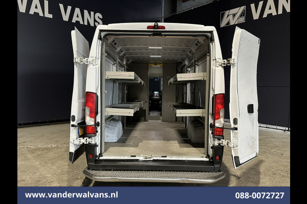 Fiat Ducato 3.0 NP 136pk L4H2 Post NL inrichting Euro6 Airco | Camera | Navigatie sidebars, 270 graden achterdeuren, schappen, doorloopdeur