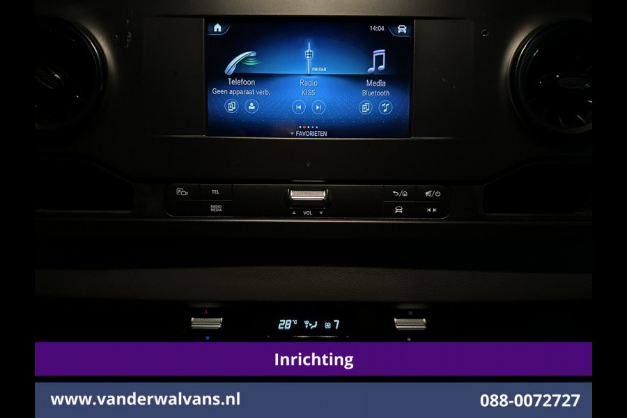 Mercedes-Benz Sprinter 316 CDI 164pk L2H2 inrichting Euro6 Airco | 3500kg Trekhaak | Camera | Apple Carplay Cruisecontrol, Android Auto, Parkeersensoren