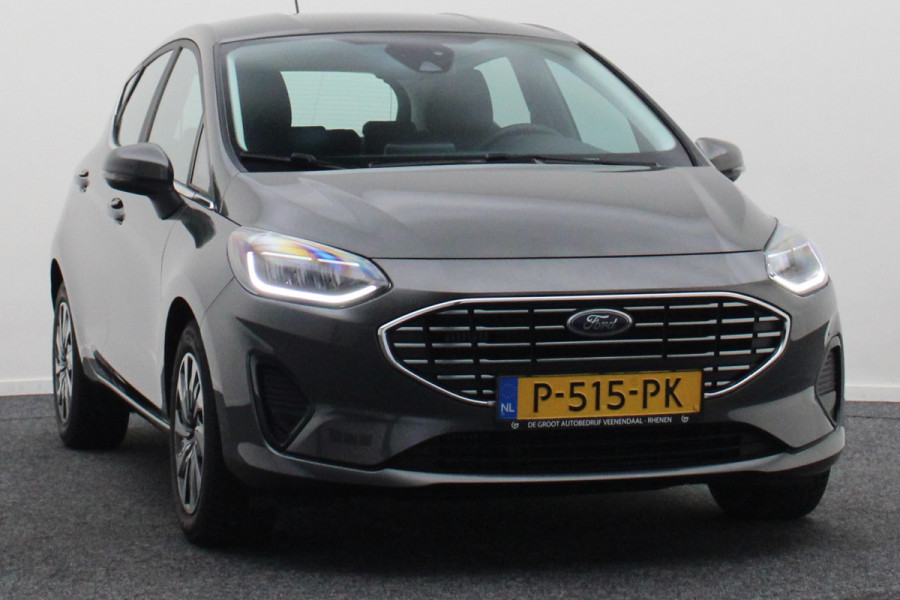 Ford Fiesta 1.0 EcoBoost Hybrid Titanium Climate, Cruise, Elektrisch Pakket, Apple Carplay, LED, DAB, Navigatie, PDC