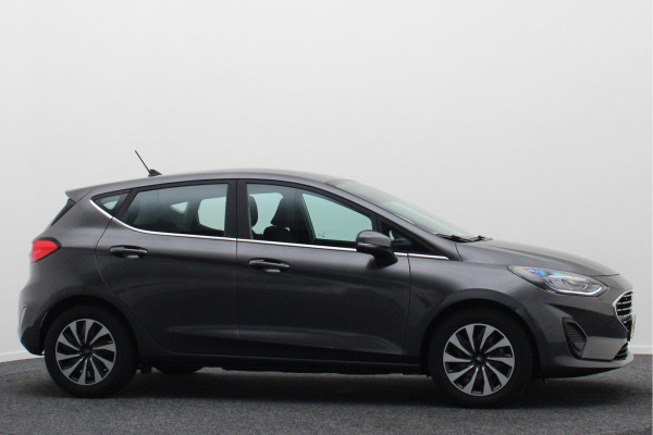 Ford Fiesta 1.0 EcoBoost Hybrid Titanium Climate, Cruise, Elektrisch Pakket, Apple Carplay, LED, DAB, Navigatie, PDC