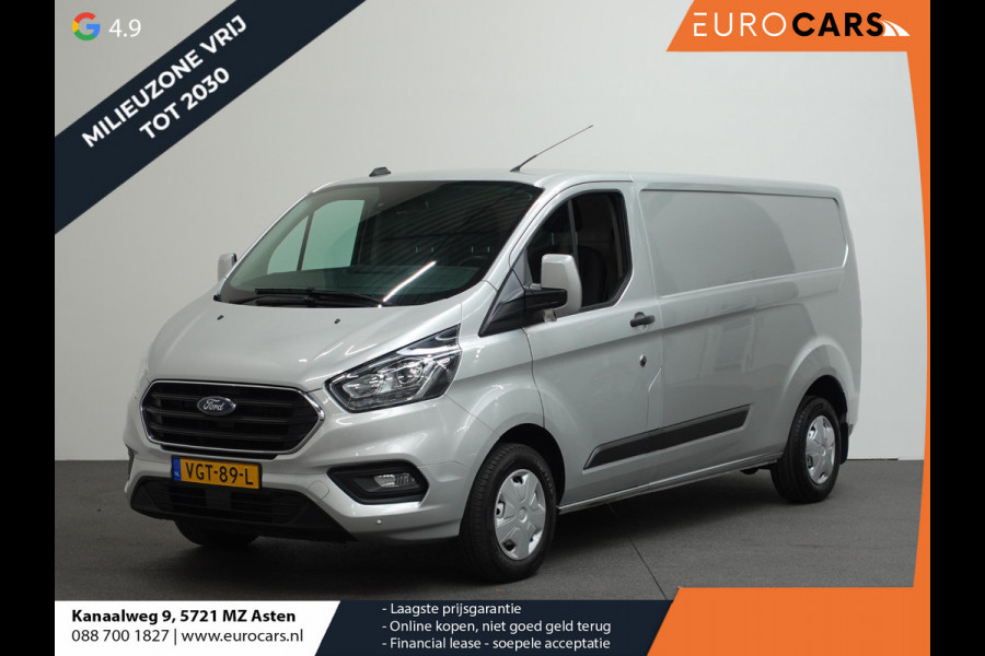Ford Transit Custom 131pk L2H1 Trend Trekhaak Camera Cruise control Airco Parkeersensoren 3-Zits Euro6
