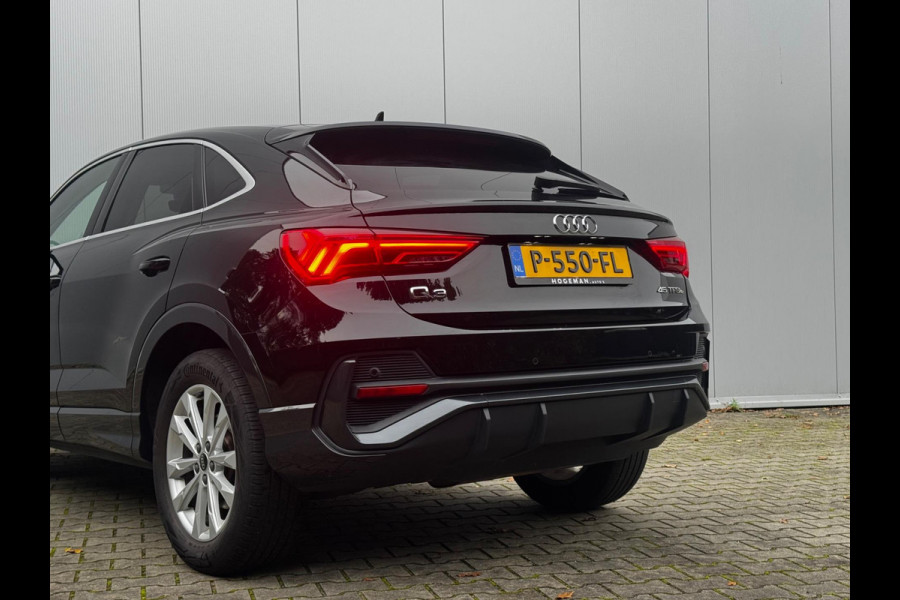 Audi Q3 Sportback 45TFSIe ADVANCE EDITION ADAPTIVE CRUISE CARPLAY EERSTE EIGENAAR NAP BTW Audi Q3 Sportback 45TFSIe ADVANCE EDITION ADAPTIVE CRUISE CARPLAY EERSTE EIGENAAR NAP BTW
