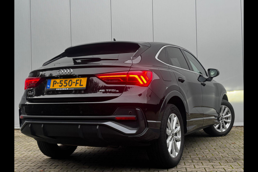 Audi Q3 Sportback 45TFSIe ADVANCE EDITION ADAPTIVE CRUISE CARPLAY EERSTE EIGENAAR NAP BTW Audi Q3 Sportback 45TFSIe ADVANCE EDITION ADAPTIVE CRUISE CARPLAY EERSTE EIGENAAR NAP BTW
