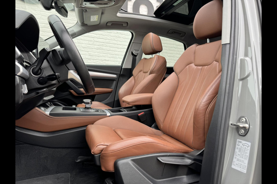 Audi Q5 Sportback 50 TFSI e S edition Competition Adaptive cruise Climate control Matrix LED Leer Panoramadak B&O Navigatie Audi Q5 Sportback 50 TFSI e S edition Competition Adaptive cruise Climate control Matrix LED Leer Panoramadak B&O Navigatie