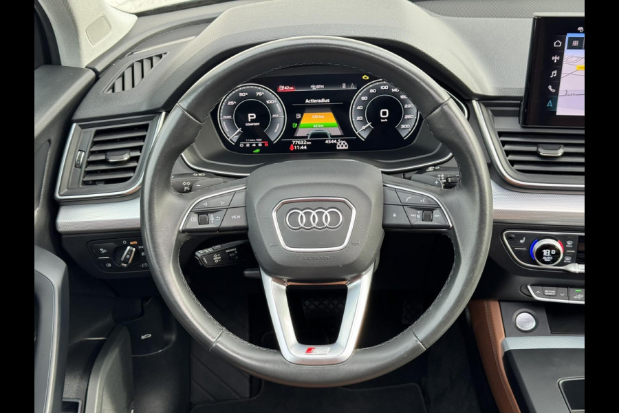Audi Q5 Sportback 50 TFSI e S edition Competition Adaptive cruise Climate control Matrix LED Leer Panoramadak B&O Navigatie Audi Q5 Sportback 50 TFSI e S edition Competition Adaptive cruise Climate control Matrix LED Leer Panoramadak B&O Navigatie