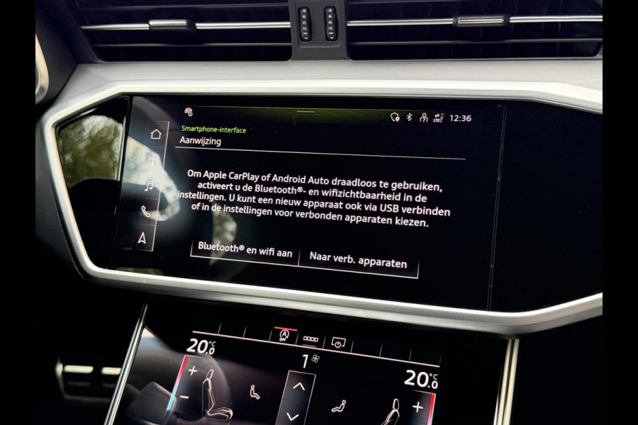 Audi A6 Avant 40 TFSI S edition Competition Automaat | Panoramadak | Trekhaak elektrisch uitklapbaar | Stoelverwarming | Afgevlakt stuur Audi A6 Avant 40 TFSI S edition Competition Automaat | Panoramadak | Trekhaak elektrisch uitklapbaar | Stoelverwarming | Afgevlakt stuur