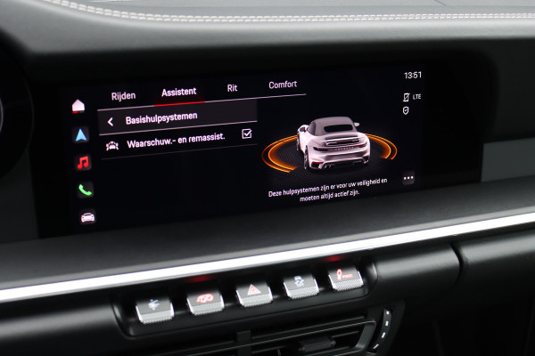 Porsche 911 992 Cabrio 3.8 Turbo S | Keramisch | Vierwielbesturing | Burmester High End | Adaptive Cruise Control | Liftsysteem | Sport Chrono | 18-wegs Memory | PASM | Sportuitlaat |