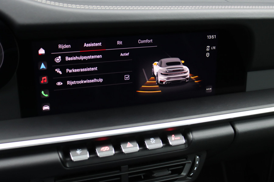 Porsche 911 992 Cabrio 3.8 Turbo S | Keramisch | Vierwielbesturing | Burmester High End | Adaptive Cruise Control | Liftsysteem | Sport Chrono | 18-wegs Memory | PASM | Sportuitlaat |