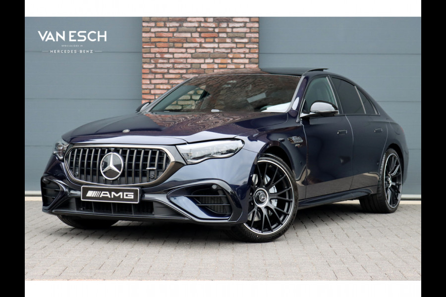 Mercedes-Benz E-Klasse AMG 53 4MATIC+ Premium+ | Hyperscreen | Airmatic | Achterasbesturing | Distronic | Carbon | Stoelventilatie | Burmester | Digital Light | Verwarmd Stuurwiel |