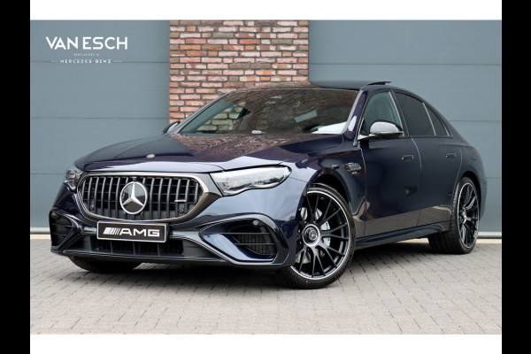 Mercedes-Benz E-Klasse AMG 53 4MATIC+ Premium+ | Hyperscreen | Airmatic | Achterasbesturing | Distronic | Carbon | Stoelventilatie | Burmester | Digital Light | Verwarmd Stuurwiel |