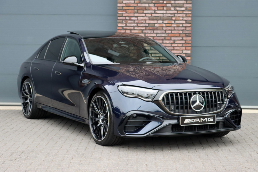 Mercedes-Benz E-Klasse AMG 53 4MATIC+ Premium+ | Hyperscreen | Airmatic | Achterasbesturing | Distronic | Carbon | Stoelventilatie | Burmester | Digital Light | Verwarmd Stuurwiel |