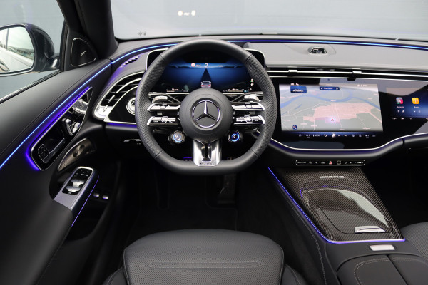 Mercedes-Benz E-Klasse AMG 53 4MATIC+ Premium+ | Hyperscreen | Airmatic | Achterasbesturing | Distronic | Carbon | Stoelventilatie | Burmester | Digital Light | Verwarmd Stuurwiel |