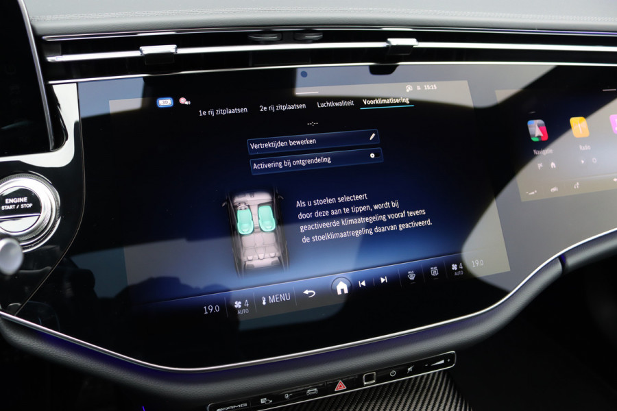 Mercedes-Benz E-Klasse AMG 53 4MATIC+ Premium+ | Hyperscreen | Airmatic | Achterasbesturing | Distronic | Carbon | Stoelventilatie | Burmester | Digital Light | Verwarmd Stuurwiel |