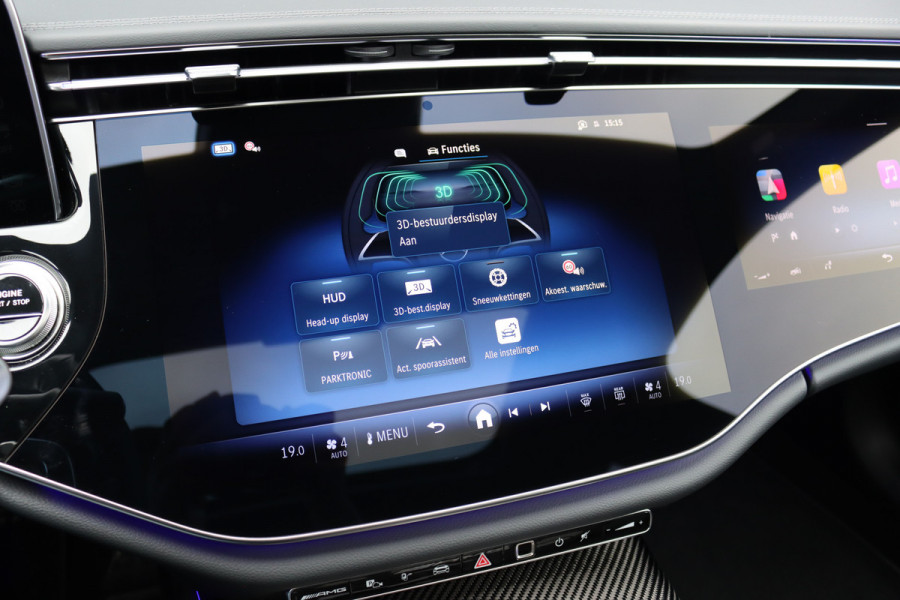Mercedes-Benz E-Klasse AMG 53 4MATIC+ Premium+ | Hyperscreen | Airmatic | Achterasbesturing | Distronic | Carbon | Stoelventilatie | Burmester | Digital Light | Verwarmd Stuurwiel |