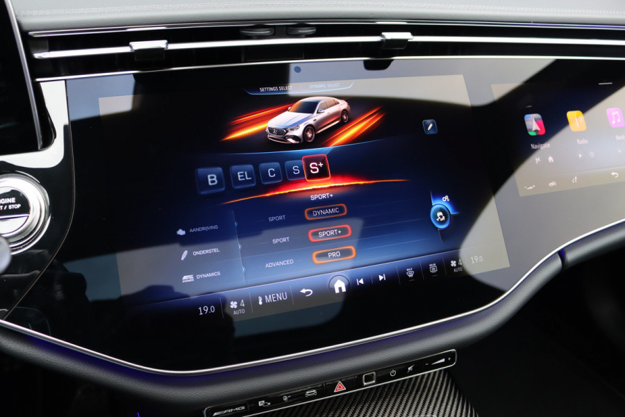 Mercedes-Benz E-Klasse AMG 53 4MATIC+ Premium+ | Hyperscreen | Airmatic | Achterasbesturing | Distronic | Carbon | Stoelventilatie | Burmester | Digital Light | Verwarmd Stuurwiel |