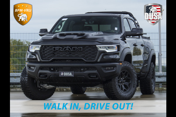 Dodge Ram | RHO | 3.0L Twin-Turbo I6 | 4x4 | Crew Cab | Black Edition | Panoramadak | 14,4-inch Touchscreen | Passenger Display | Getoonde accessoires zijn verkrijgbaar tegen meerprijs