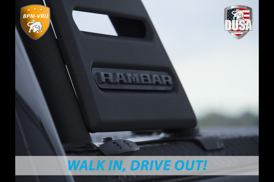 Dodge Ram | RHO | 3.0L Twin-Turbo I6 | 4x4 | Crew Cab | Black Edition | Panoramadak | 14,4-inch Touchscreen | Passenger Display | Getoonde accessoires zijn verkrijgbaar tegen meerprijs