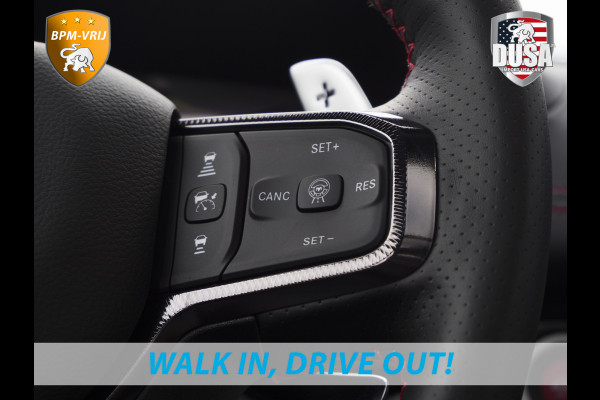 Dodge Ram | RHO | 3.0L Twin-Turbo I6 | 4x4 | Crew Cab | Black Edition | Panoramadak | 14,4-inch Touchscreen | Passenger Display | Getoonde accessoires zijn verkrijgbaar tegen meerprijs