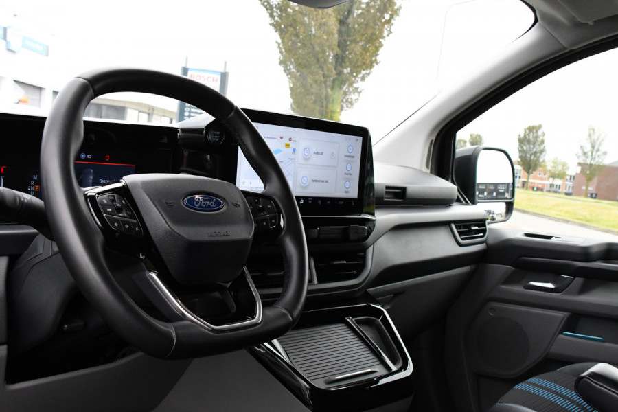 Ford Transit Custom 320 2.0 TDCI L2H1 Sport DC Black Edition Virtual, Adaptieve Cruise, Carplay, LED, 2 x Schuifdeur, 170pk, Stoelverwarming, Sensoren, BOM VOL!